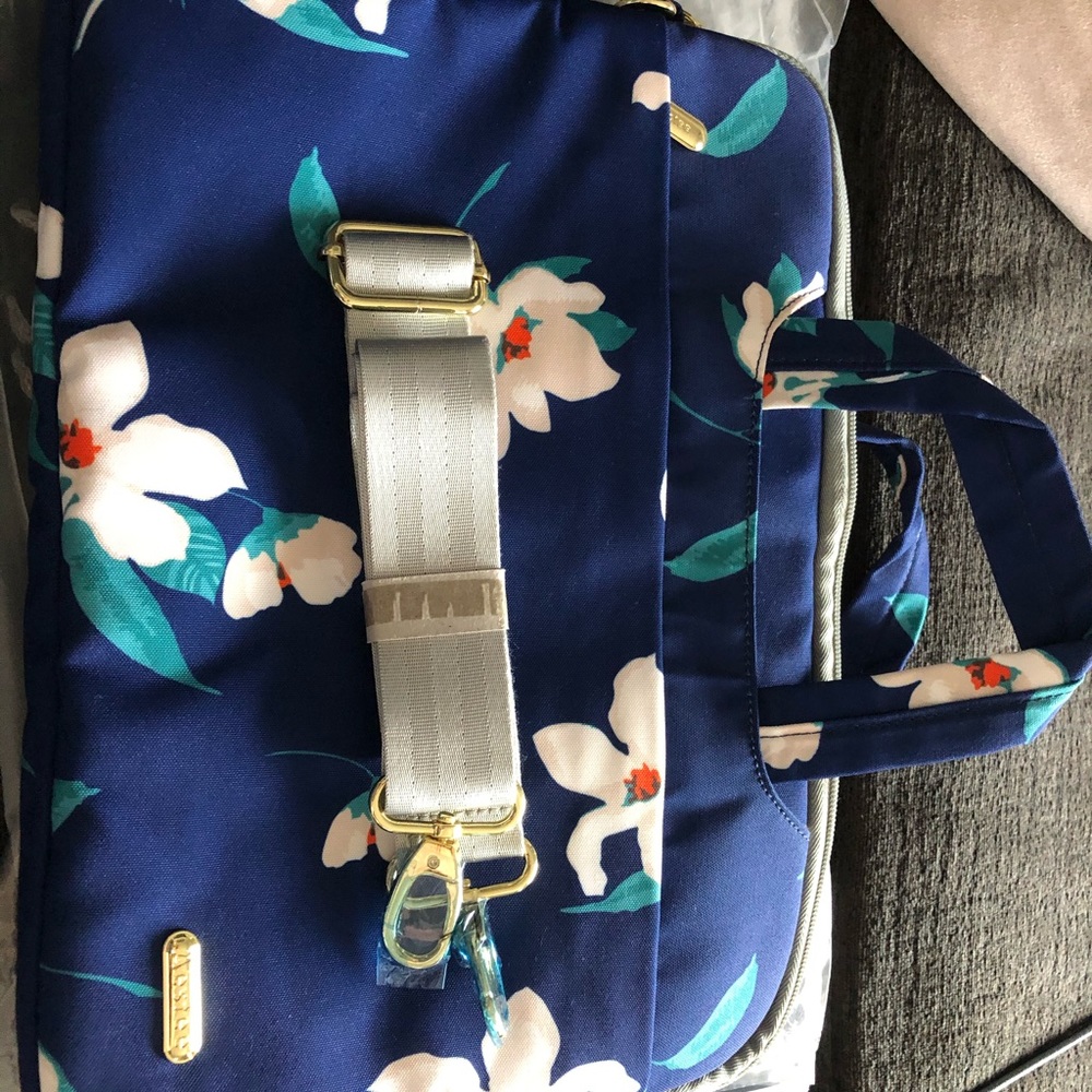 Women laptop bags Printed fabric with Shoulder